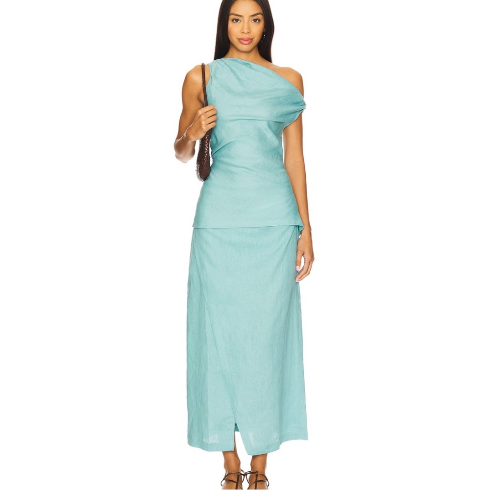 Faithfull The Brand Linen Suis Skirt NWT